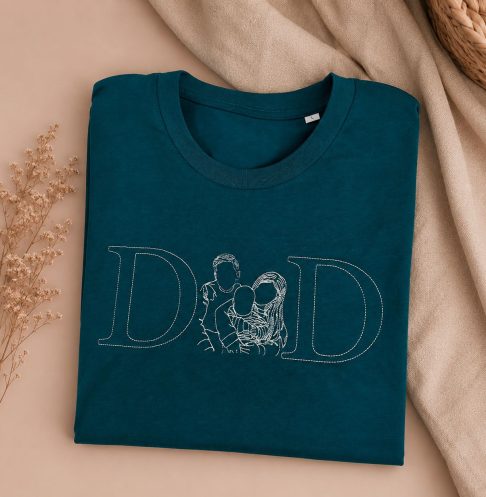Geborduurde t-shirt